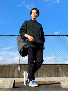 「ケーブルニット」｜「アイテム（腕時計）」を使った、りょう(ちょっと間おやすみ中！！)さん（メンズ・170cm）の秋コーディネート