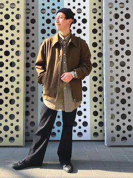 「CONVERSE（コンバース）のアイテム（サンダル）」を使った、りょう(ちょっと間おやすみ中！！)さん（メンズ・170cm）の冬コーディネート