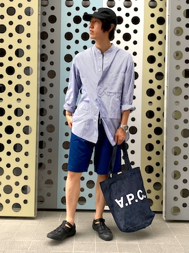 「CONVERSE（コンバース）のアイテム（サンダル）」を使った、りょう(ちょっと間おやすみ中！！)さん（メンズ・170cm）の夏コーディネート