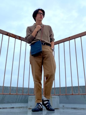 「CONVERSE（コンバース）のアイテム（サンダル）」を使った、りょう(ちょっと間おやすみ中！！)さん（メンズ・170cm）の秋コーディネート