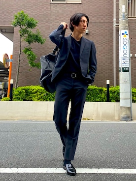 「ビジネススタイル」｜「アイテム（その他）」を使った、りょう(ちょっと間おやすみ中！！)さん（メンズ・170cm）の夏コーディネート