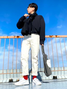 「UNIQLO（ユニクロ）の50色ソックス（消臭機能付き）（ソックス/靴下）」を使った、りょう(ちょっと間おやすみ中！！)さん（メンズ・170cm）の冬コーディネート