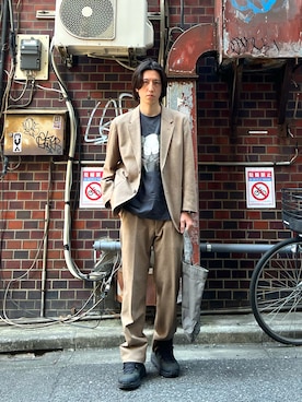 「Furbo design（フルボデザイン）のアイテム（腕時計）」を使った、りょう(ちょっと間おやすみ中！！)さん（メンズ・170cm）の春コーディネート