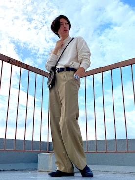 「CONVERSE（コンバース）のアイテム（サンダル）」を使った、りょう(ちょっと間おやすみ中！！)さん（メンズ・170cm）の秋コーディネート