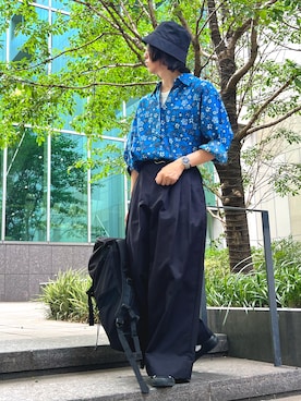 「COS（コス）のアイテム（帽子）」を使った、りょう(ちょっと間おやすみ中！！)さん（メンズ・170cm）の夏コーディネート