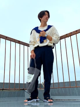 「REALIZE（リアライズ）のアイテム」を使った、りょう(ちょっと間おやすみ中！！)さん（メンズ・170cm）の秋コーディネート