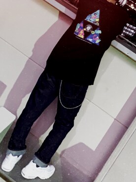 「HUF（ハフ）のアイテム（スウェット）」を使った、yuu_00さん（メンズ・176cm）の秋コーディネート