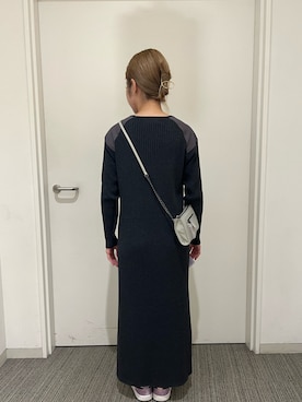 「AVIREX（アヴィレックス）のアイテム（ワンピース/ドレス）」を使った、Акаяiさん（レディース・155cm）の秋コーディネート