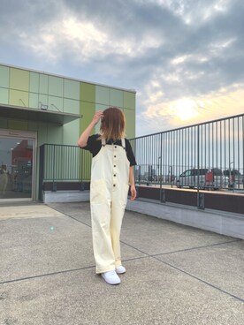 「ららぽーと富士見」｜「アイテム（オールインワン・サロペット）」を使った、Акаяiさん（レディース・155cm）の夏コーディネート
