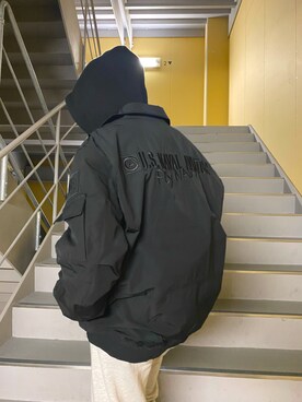 「ららぽーと富士見」｜「アイテム（ブルゾン）」を使った、Акаяiさん（レディース・155cm）の春コーディネート