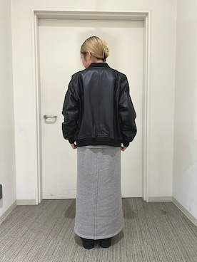 LAYERED LIKE KNIT ONE PIECE／レイヤードライク ニットワンピース LAYERED LIKE KNIT ONE PIECE/レイヤードライク ニット