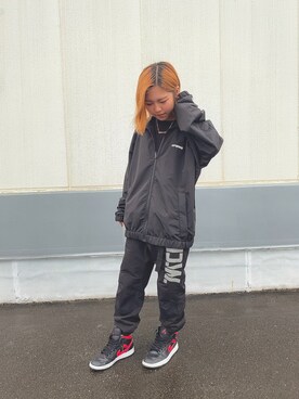 「Jordan」｜「アイテム（ブルゾン）」を使った、Акаяiさん（レディース・155cm）の秋コーディネート