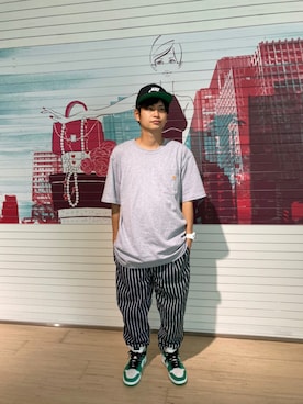 「Jordan」｜「アイテム（腕時計）」を使った、gagamalu23さん（メンズ・174cm）の夏コーディネート