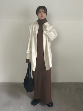 「アイテム（スリッポン）」を使った、ruriさん（レディース・148cm）の秋コーディネート