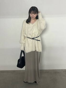 「select MOCA by son（セレクトモカバイソン）のアイテム」を使った、ruriさん（レディース・148cm）の冬コーディネート
