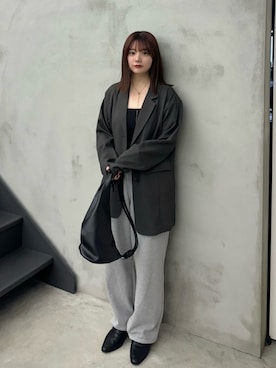 「select MOCA by son（セレクトモカバイソン）のアイテム（ジャケット/アウター）」を使った、ruriさん（レディース・148cm）の冬コーディネート