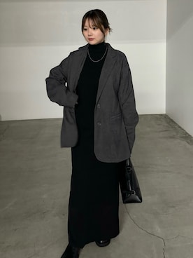 「アイテム（スリッポン）」を使った、ruriさん（レディース・148cm）の秋コーディネート