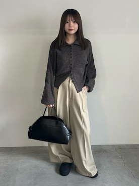 「アイテム（ハンドバッグ）」を使った、ruriさん（レディース・148cm）の秋コーディネート