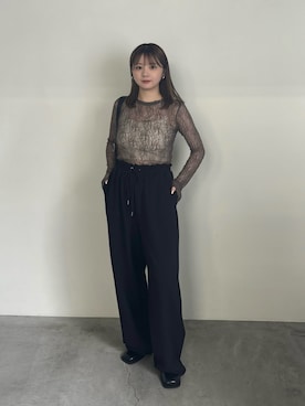 「select MOCA（セレクトモカ）のアイテム」を使った、ruriさん（骨格ストレート・レディース・148cm）の夏コーディネート
