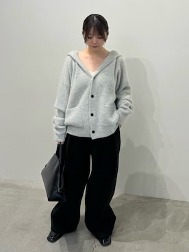 「アイテム（スラックス）」を使った、ruriさん（レディース・148cm）の秋コーディネート