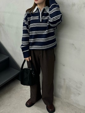 「アイテム（ハンドバッグ）」を使った、ruriさん（レディース・148cm）の秋コーディネート