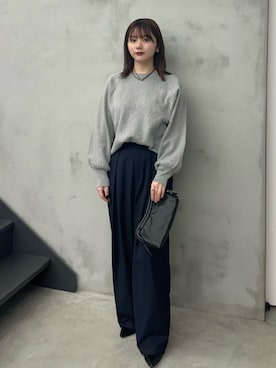 「select MOCA（セレクトモカ）のアイテム」を使った、ruriさん（骨格ストレート・レディース・148cm）の冬コーディネート