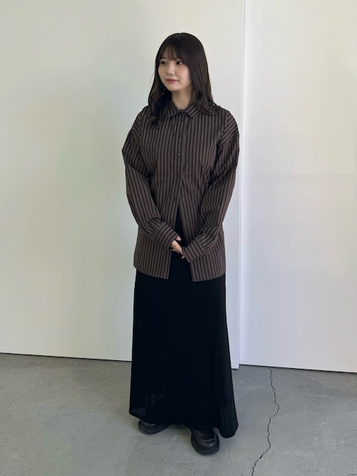 セール】【サイズ展開あり】シャイニーストレッチナローロングスカート