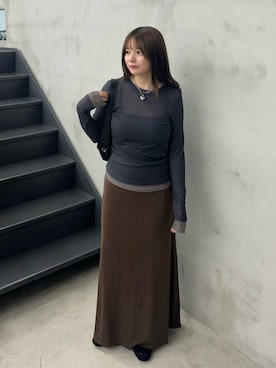 「アイテム（ローファー）」を使った、ruriさん（レディース・148cm）の秋コーディネート