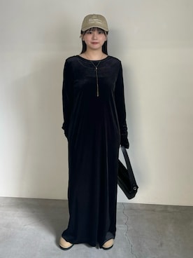 「アイテム（帽子）」を使った、ruriさん（レディース・148cm）の夏コーディネート