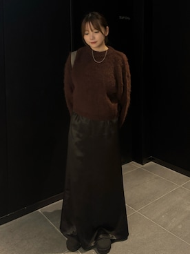 「アイテム（スリッポン）」を使った、ruriさん（レディース・148cm）の秋コーディネート