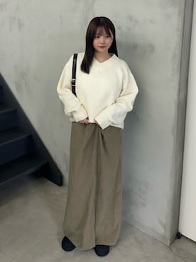 「アイテム（ハンドバッグ）」を使った、ruriさん（レディース・148cm）の秋コーディネート