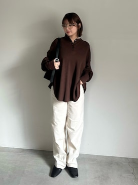 「select MOCA（セレクトモカ）のアイテム（バッグ）」を使った、ruriさん（レディース・148cm）の秋コーディネート