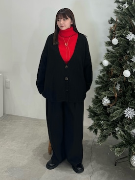 「アイテム（スリッポン）」を使った、ruriさん（レディース・148cm）の冬コーディネート