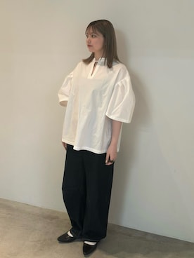 「select MOCA（セレクトモカ）のアイテム」を使った、ruriさん（骨格ストレート・レディース・148cm）の夏コーディネート