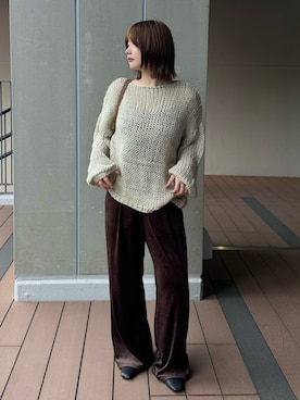 「select MOCA（セレクトモカ）のアイテム（バッグ）」を使った、ruriさん（レディース・148cm）の秋コーディネート