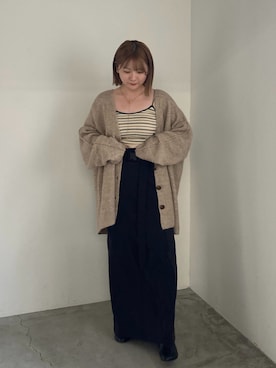 「select MOCA by son（セレクトモカバイソン）のアイテム（スカート）」を使った、ruriさん（レディース・148cm）の夏コーディネート