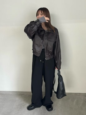 「アイテム（パンツ）」を使った、ruriさん（レディース・148cm）の秋コーディネート