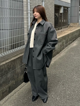 「アイテム（カバーオール）」を使った、ruriさん（レディース・148cm）の秋コーディネート