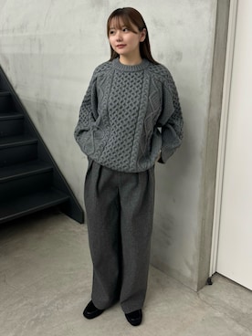 「select MOCA（セレクトモカ）のアイテム（ローファー）」を使った、ruriさん（レディース・148cm）の秋コーディネート