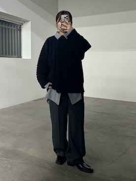 「select MOCA（セレクトモカ）のアイテム（ローファー）」を使った、ruriさん（レディース・148cm）の秋コーディネート