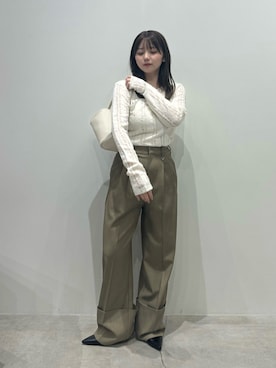 「select MOCA（セレクトモカ）のアイテム（バッグ）」を使った、ruriさん（レディース・148cm）の春コーディネート