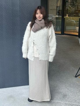 「アイテム（スリッポン）」を使った、ruriさん（レディース・148cm）の冬コーディネート