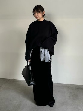 「select MOCA（セレクトモカ）のアイテム」を使った、ruriさん（レディース・148cm）の冬コーディネート