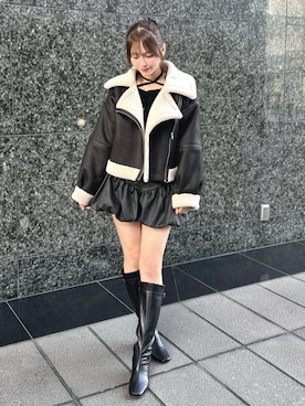 yukinoさん（レディース・162cm）の冬コーディネート