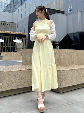 「ダズリン」｜yukinoさん（レディース・162cm）の夏コーディネート