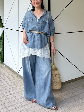 ggchikaさん（レディース・156cm）の春コーディネート