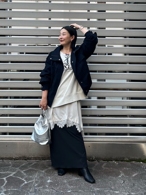 3サイズ展開】ストレッチマキシタイトスカート2（スカート