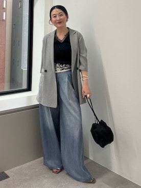 ggchikaさん（レディース・156cm）の春コーディネート
