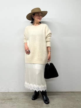 「2.718（ニーテンナナイチハチ）のアイテム」を使った、ggchikaさん（レディース・156cm）の秋コーディネート