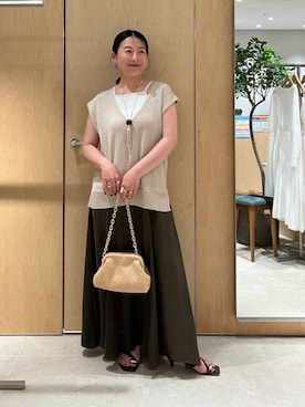 ggchikaさん（レディース・156cm）の春コーディネート